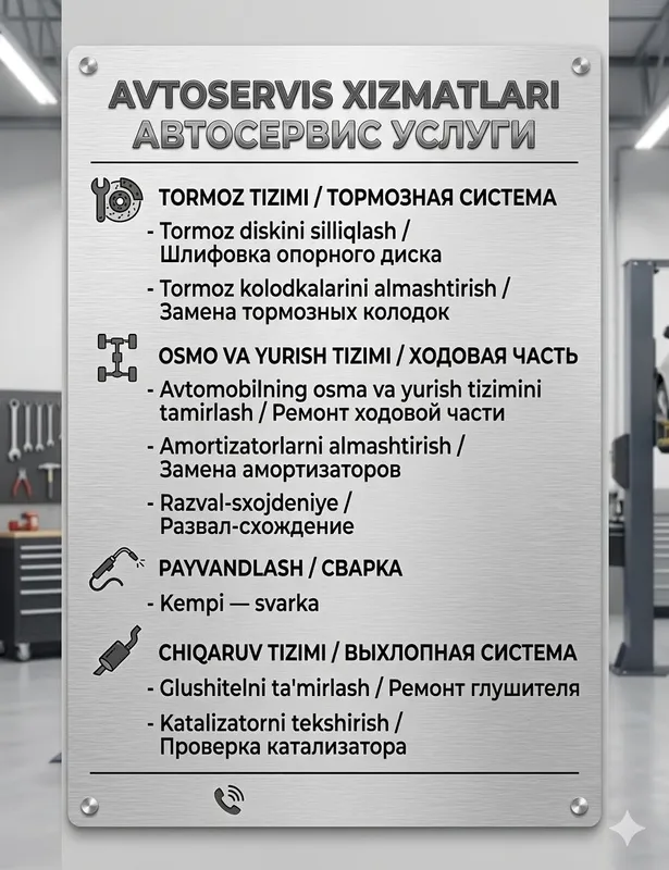 Avtovizov avtotexnik avtoxizmat Avtoelektrik 3