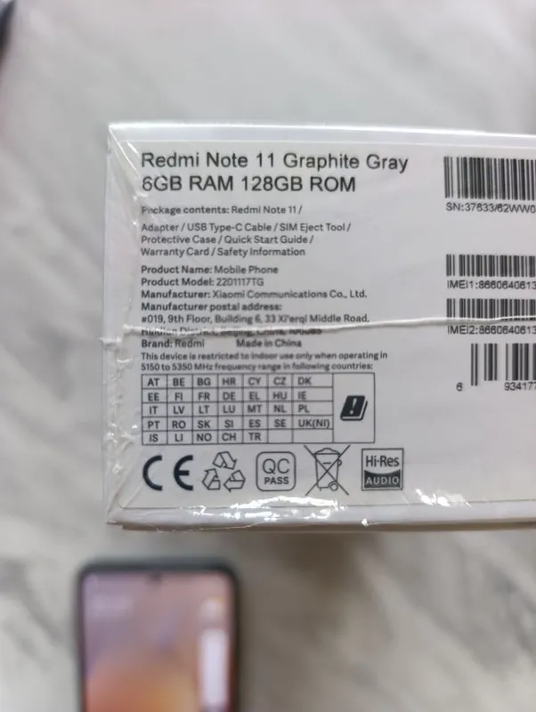 Продаётся сотовый телефон Redmi Note 11 — фото 1