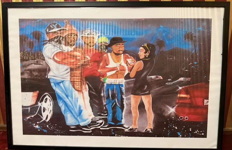 Картина Тупака для альбома All eyez on me