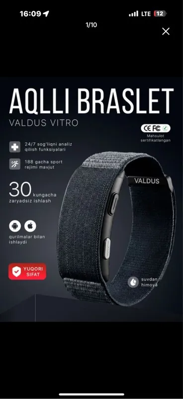 Valdus vitro smart braclet