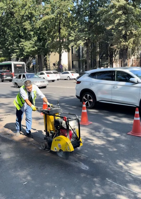 Услуги Шофарез Асфальторез швонарезчик. Asfalt va Beton kesiw xizmati