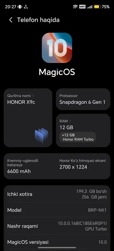 Honor X9c 5G 12+12/256. Идеальное состояние 2 Honor X9c 5G 12+12/256. Идеальное состояние 2