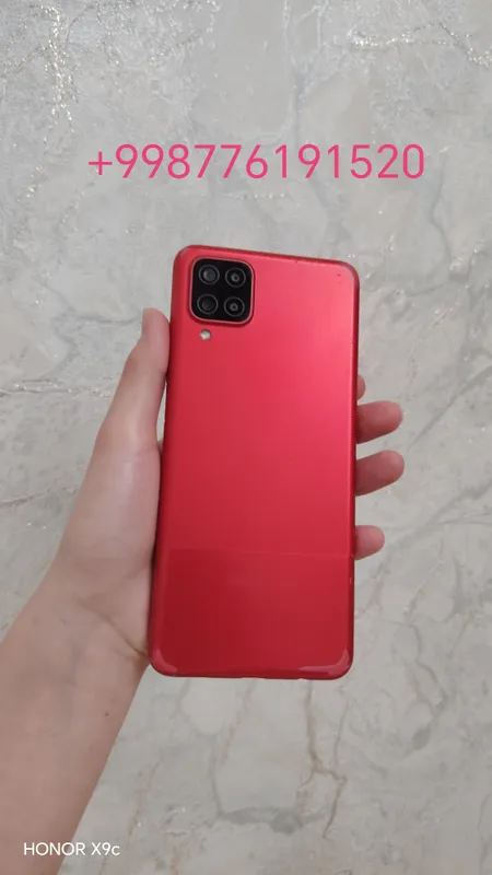Samsung A12 (qizil) 2