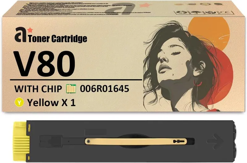 }Тонер картридж Xerox Versant 80 Yellow (33 000 стр)