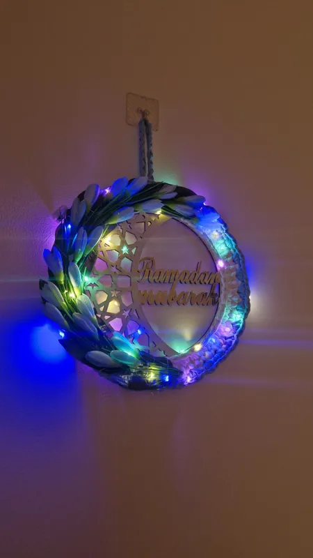 Ramadan mubarak decori qol ishi