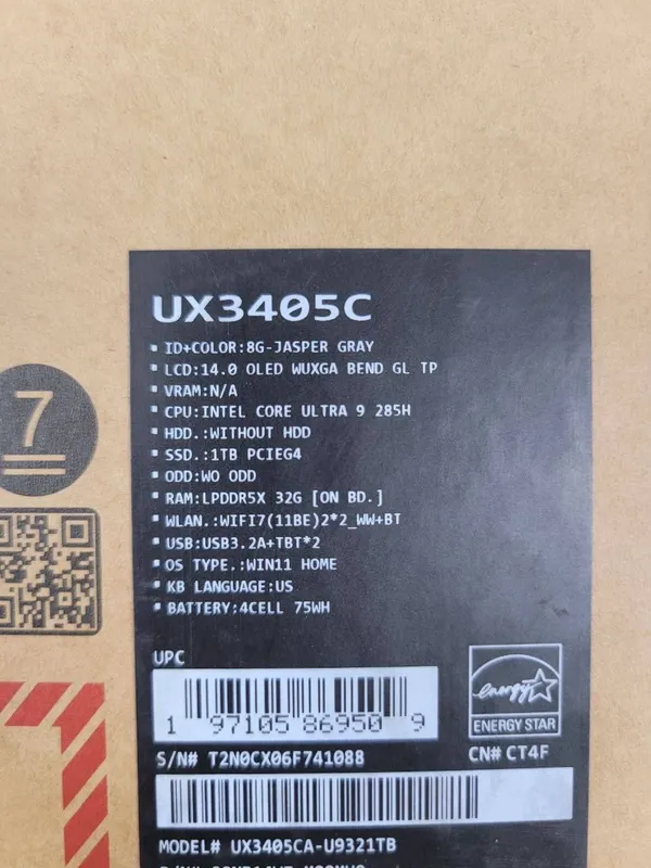 ASUS Zeenbook UX3405C 14 (USA) — фото 1