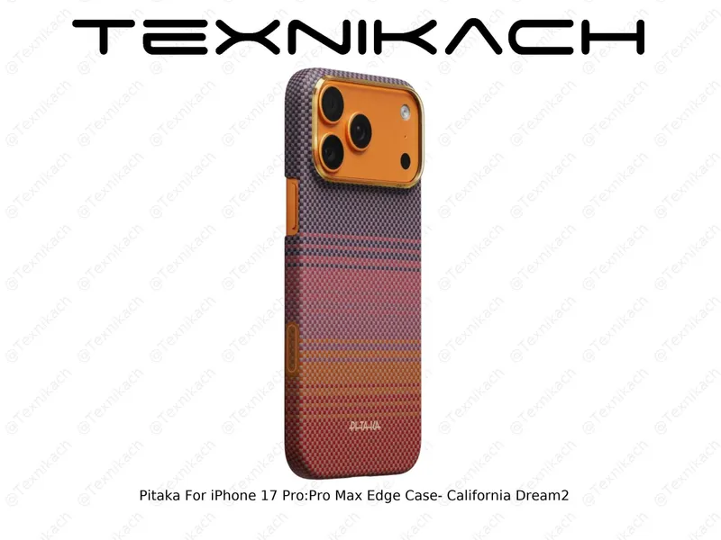 Новый. Pitaka For iPhone 17 Pro/Pro Max Edge Case Доставка 7