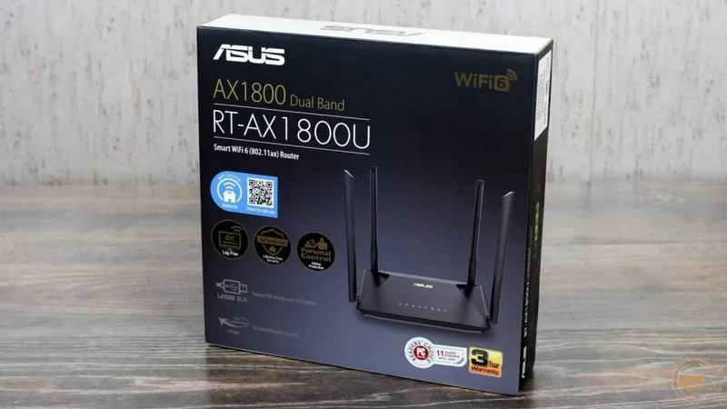 Asus RT-AX1800U routeri — фото 1