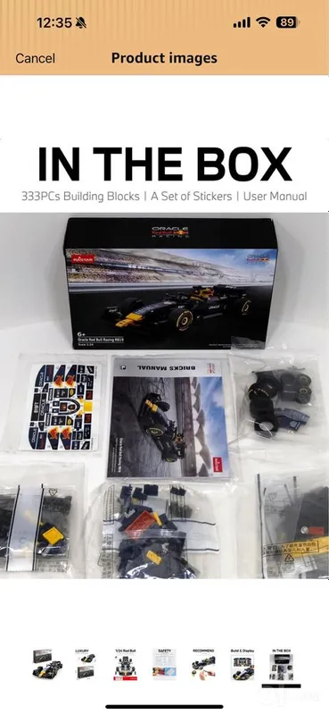 RASTAR Oracle Red Bull Racing RB19 avtomobili 5 RASTAR Oracle Red Bull Racing RB19 avtomobili 5