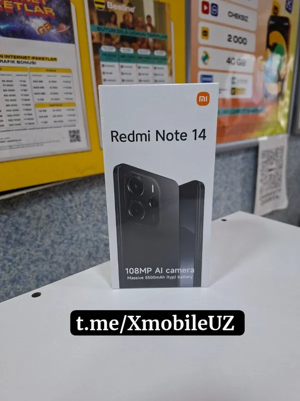 Redmi Note 14 6+2/128GB