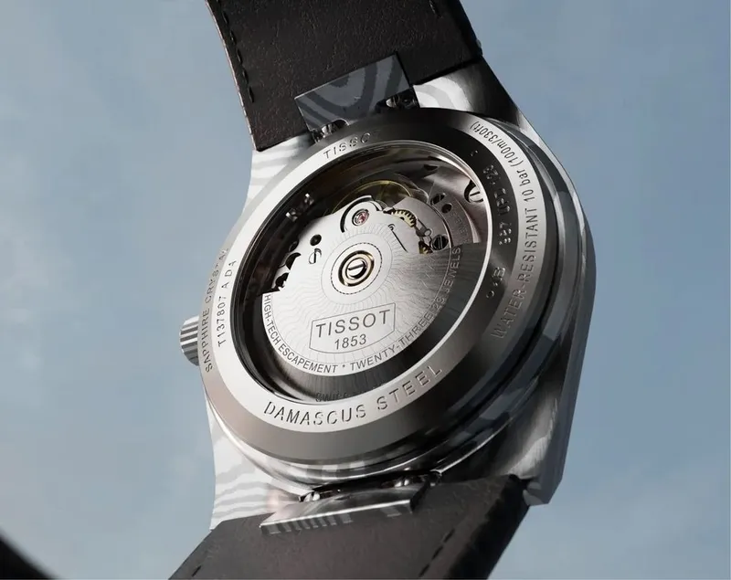 Швейцарские часы TISSOT PRX Powermatic 80 Damascus, механика — фото 3