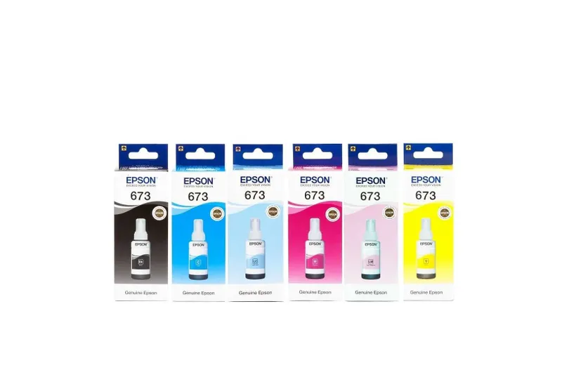 | Комплект оригинальных чернил Epson 673