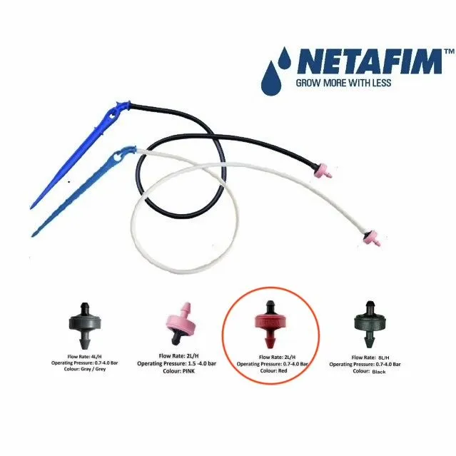 Капелница для теплиц Netafim PCJ CNL 2l/p 2 Капелница для теплиц Netafim PCJ CNL 2l/p 2