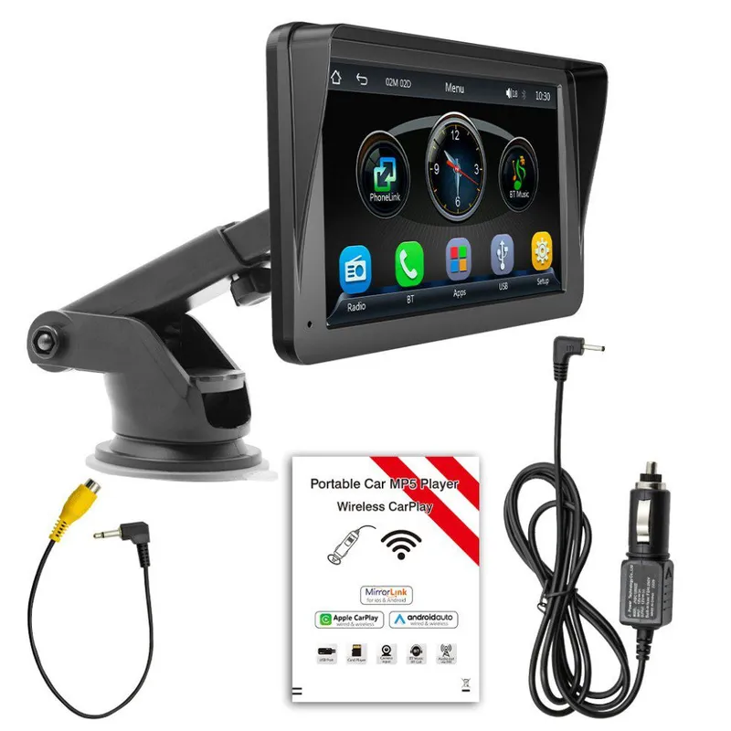Портативная беспроводная мультимедиа Carplay 7 дюймов BTH 3 Портативная беспроводная мультимедиа Carplay 7 дюймов BTH 3