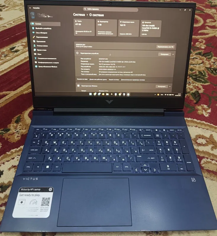 HP Victus 16  sotiladi