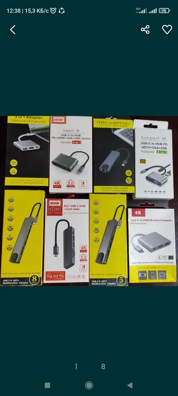Скидка!Доставка! Type c lan , usb 3.0 port/ 3, macbook,dell,lenovo — фото 6