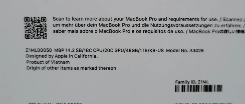 14" Macbook Pro M5 Pro 48 GB, 1 TB, Space Black — фото 1