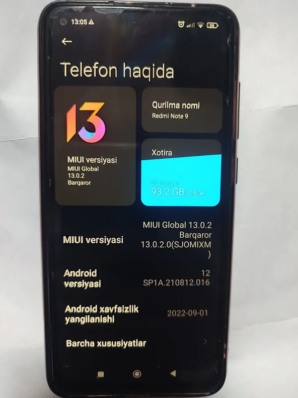 Redmi Not 9 holati ideal — фото 2
