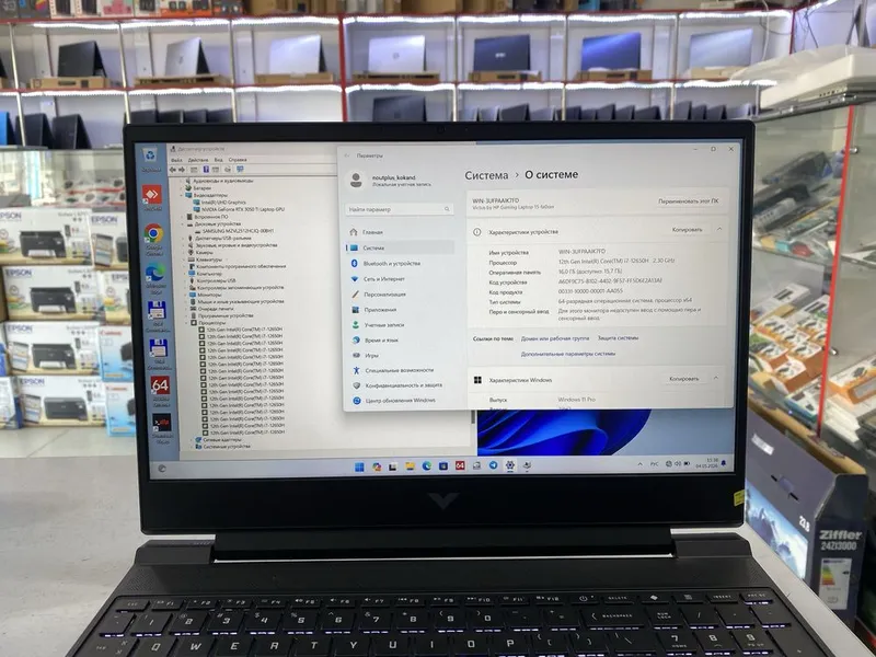 Hp victus gaming core i7 16/512 gb ssd gam — фото 4
