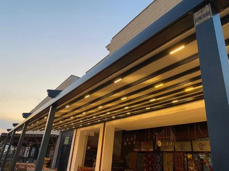 Motorli pergola tizimi. Автоматические тентовые перголы. (Турция) — фото 3