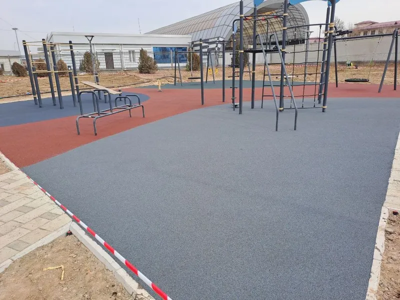 Укладка резинового покрытия любой сложности Резина коплама ОПТОМ — фото 2