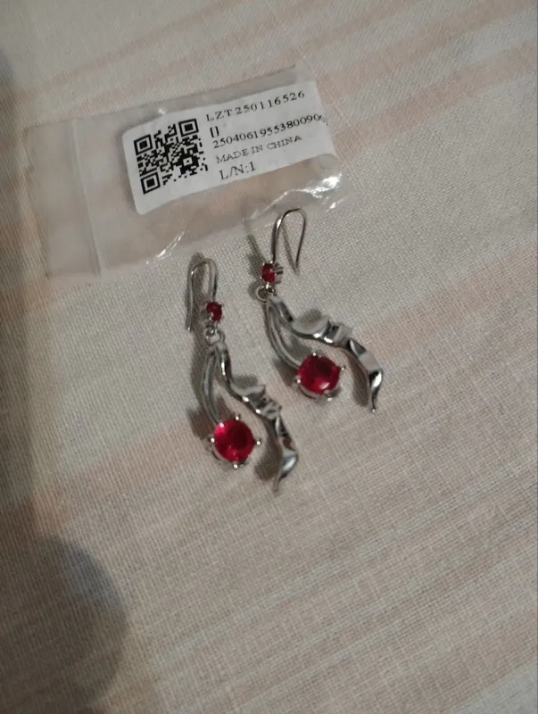 серьги серебро 925 проба — фото 1