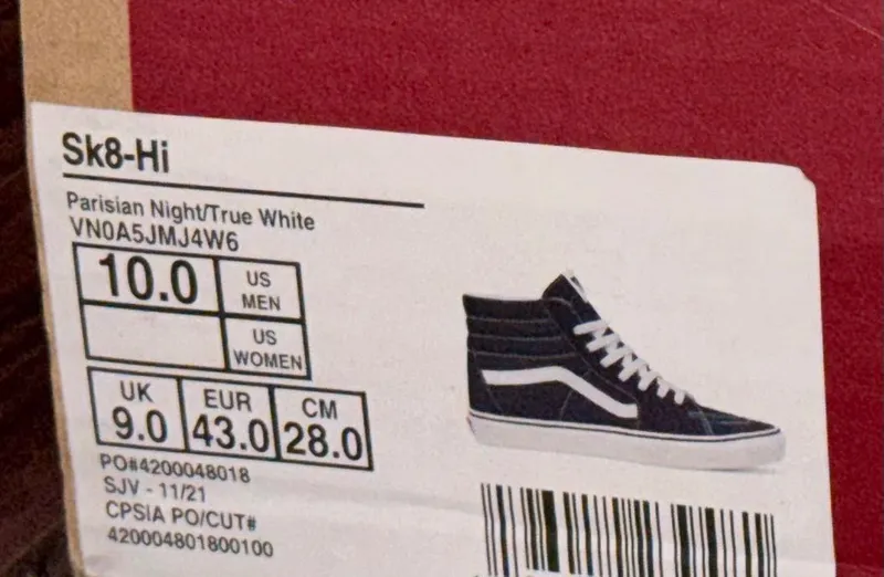 Vans Sk8 Hi оригинал — фото 2