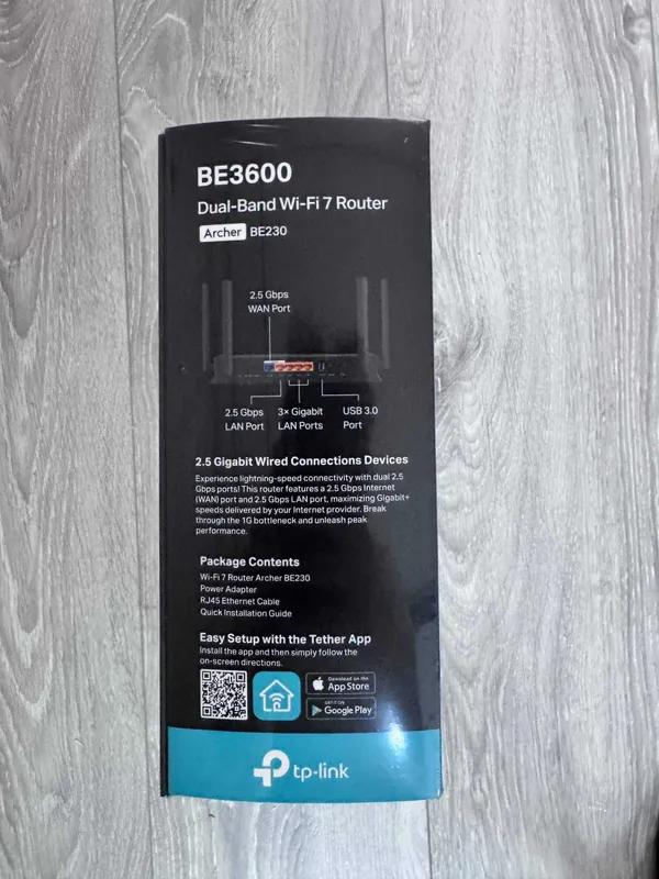 Роутер TPLink Archer BE230 BE3600 WiFi 7 router 2