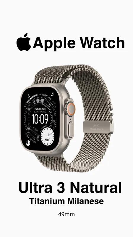 Apple Watch Ultra 3 Natural / Titanium Milanese 1