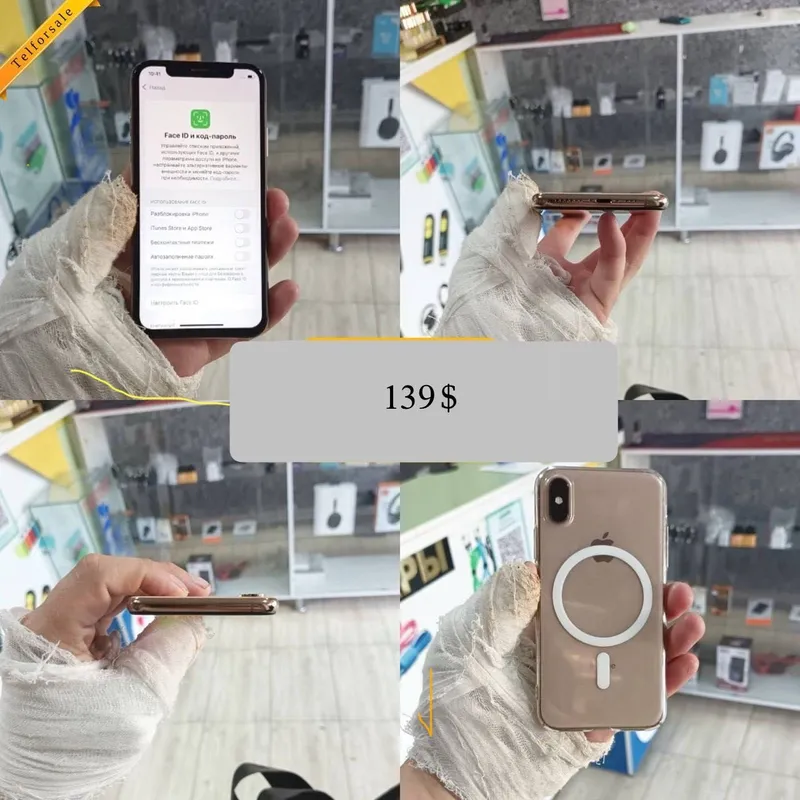 Iphone Xs ideal ochilmagan karobka dakument full. Yana tel qlaslar