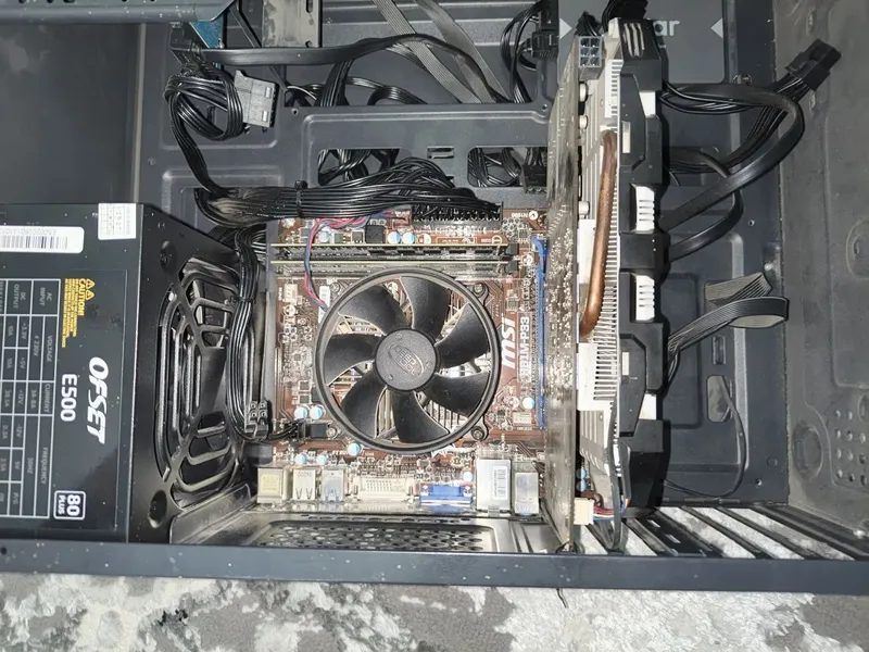 plata h81, protsessor i5 4460, vidyokart gtx 1060 6 gb analog, ram 16