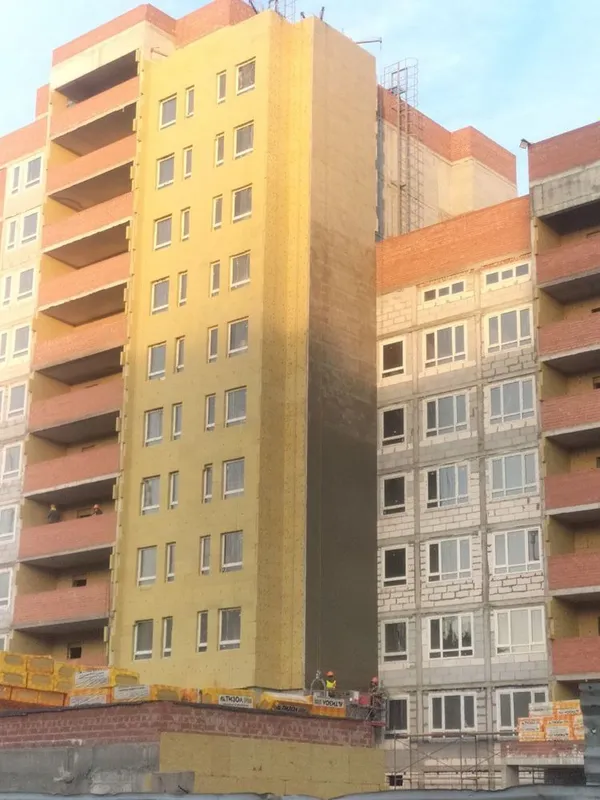 Базалет Утепление пеноплекс фасад лубой обект снаружи и внутири — фото 1