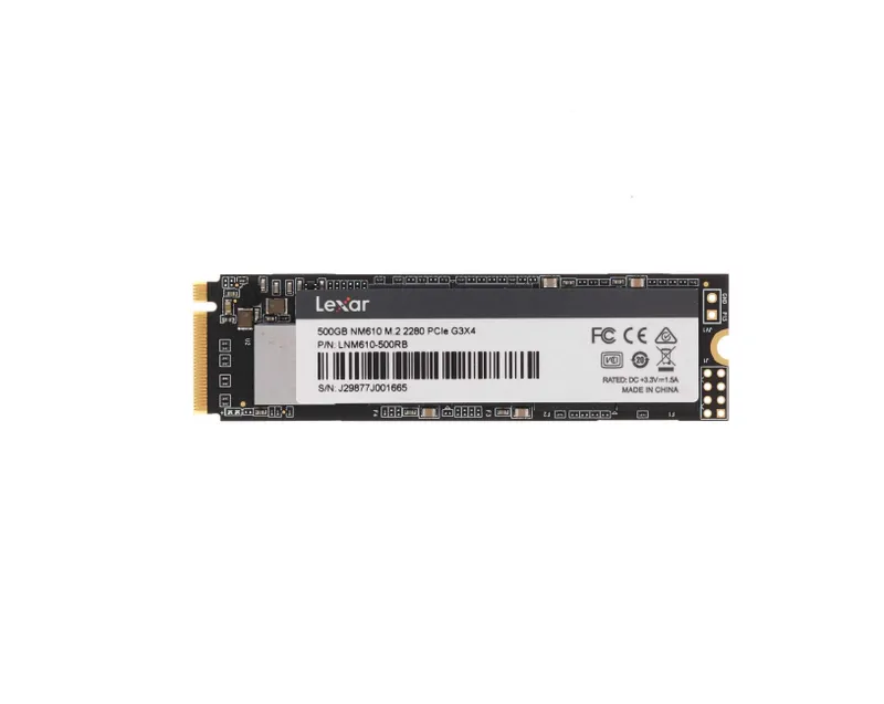 - Твердотельный накопитель SSD M.2 500GB Lexar NM610 PRO NVMe PCIe 1