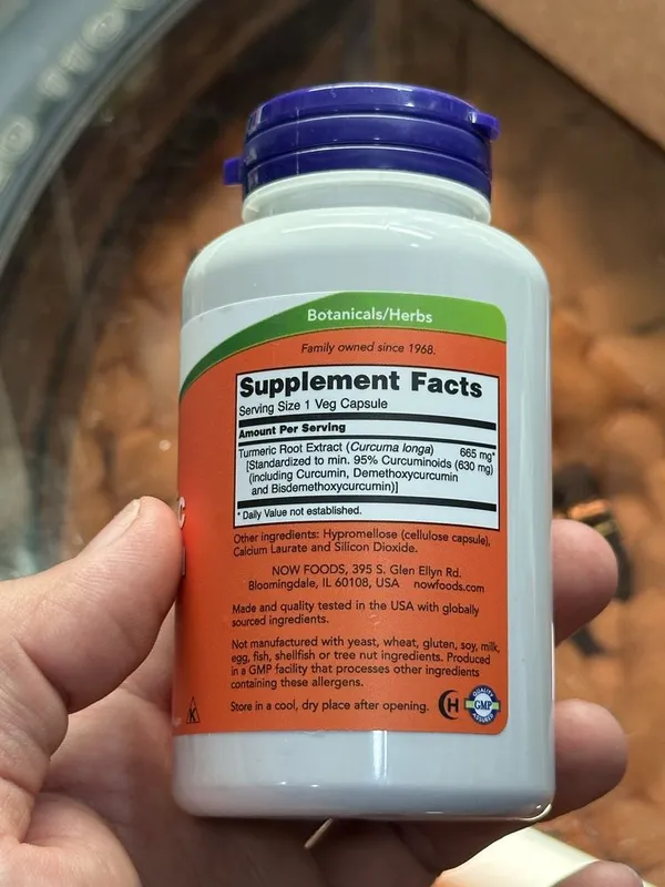 Now Turmeric Curcumin 60 kapsula 2 Now Turmeric Curcumin 60 kapsula 2