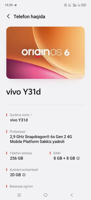 vivo y31d, использовался 2 месяца, в идеальном состоянии 3