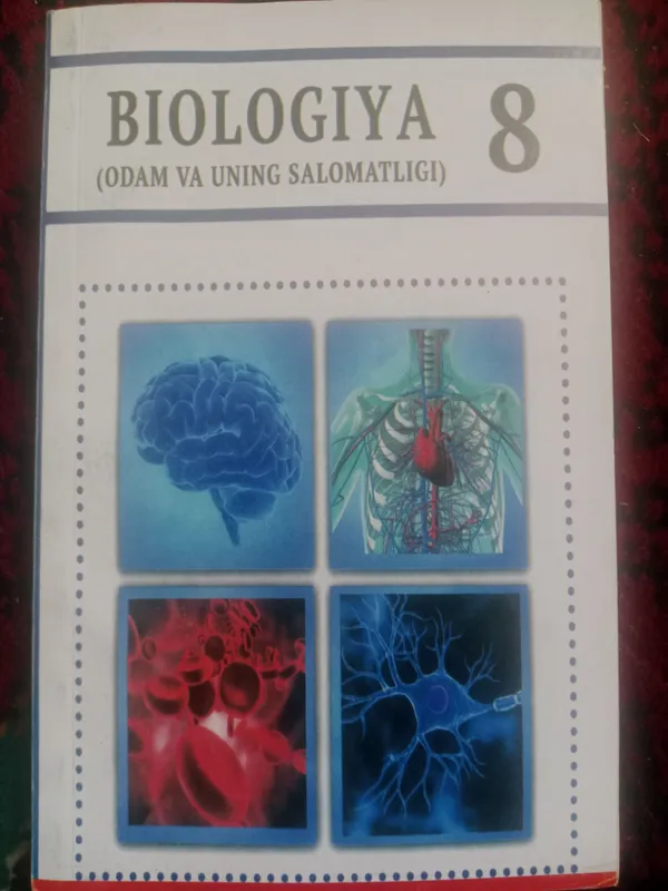 Biologiya 8-sinf 2019 oʻzbek tilida