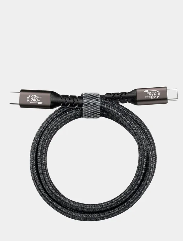 Кабель Thunderbolt, Type-C 4.0, 240W, 40 Gbps USB-C — фото 2