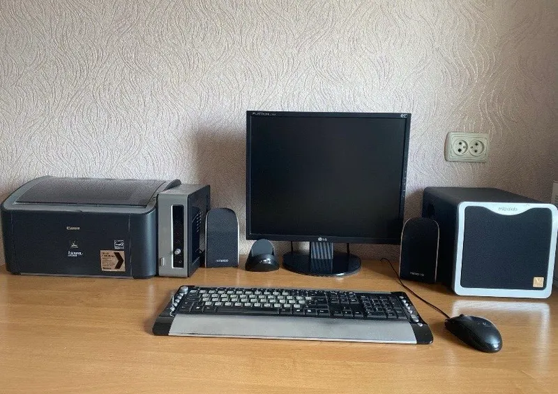 Компьютер, монитор, принтер
