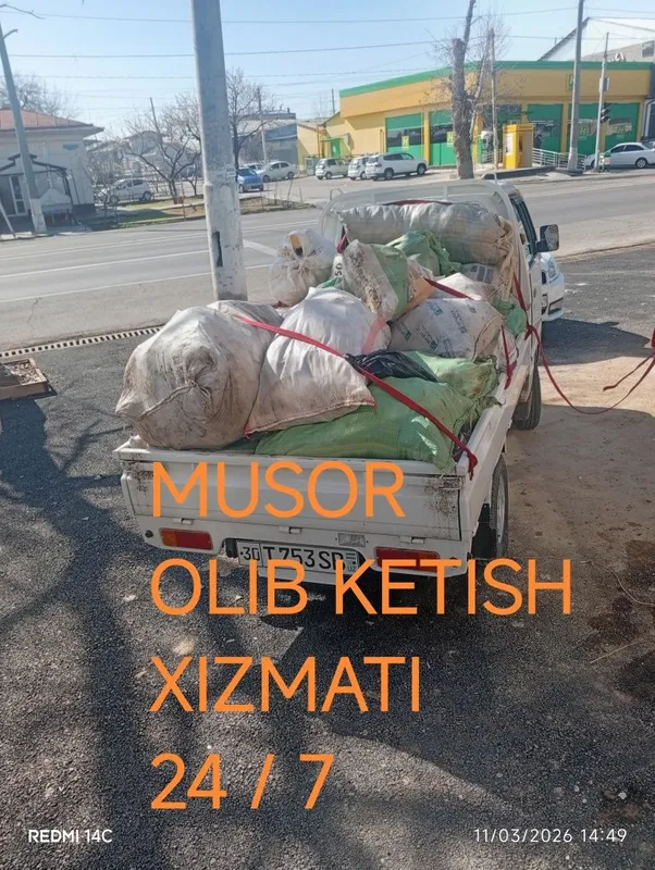 Мусир вывоз Musor musir olib ketish musir tashish 24/7 — фото 4 Мусир вывоз Musor musir olib ketish musir tashish 24/7 — фото 4
