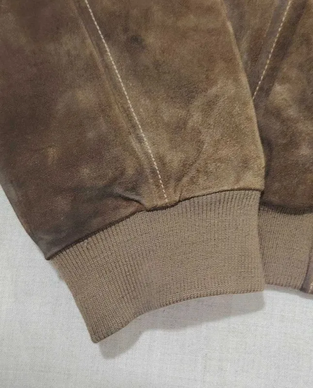 Sisley Benetton zamshli aviator bomber 48–50-o‘lcham. Made in Italy. Vintaj. 4 Sisley Benetton zamshli aviator bomber 48–50-o‘lcham. Made in Italy. Vintaj. 4