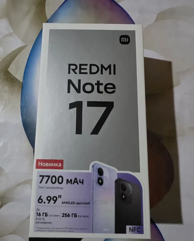 Redmi Note17 256гб yangi karobka 1 Redmi Note17 256гб yangi karobka 1