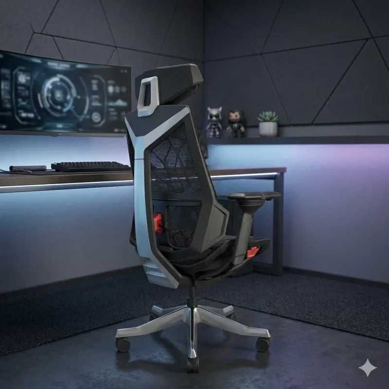 Hi-End игровое кресло ERGONOVA BLS эргономическое | гейминг | офис | д — фото 4
