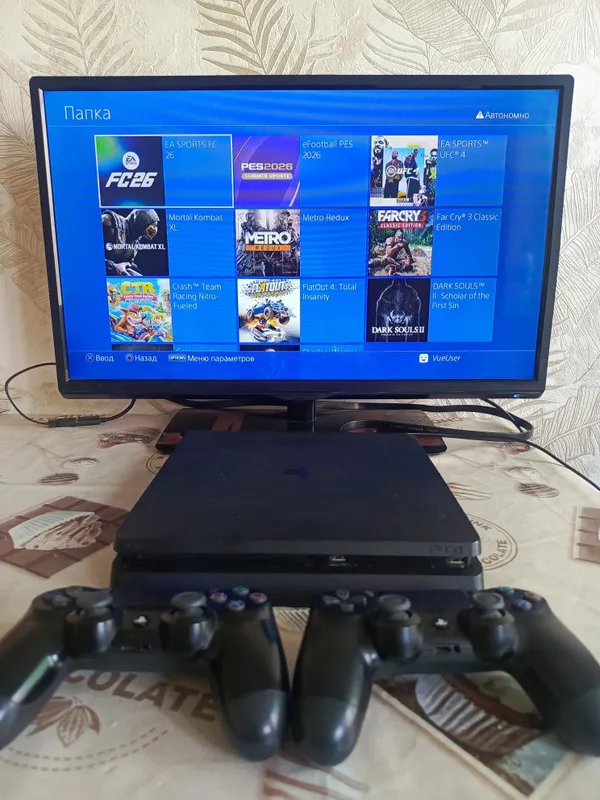 Playstation ps4 slim goldhen vzlom +30 ta oʻyin +3oy garantiya — фото 1
