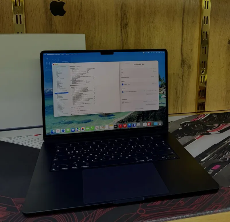 Macbook Air M3 15inch 100% Емкость Macbook Air M3 15inch 100% Емкость