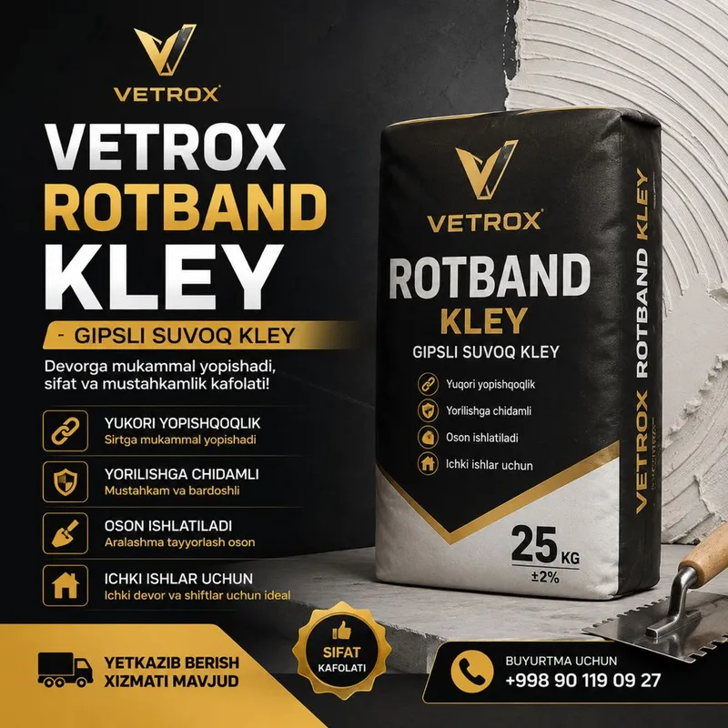 VETROX ROTBAND - Professional tanlov