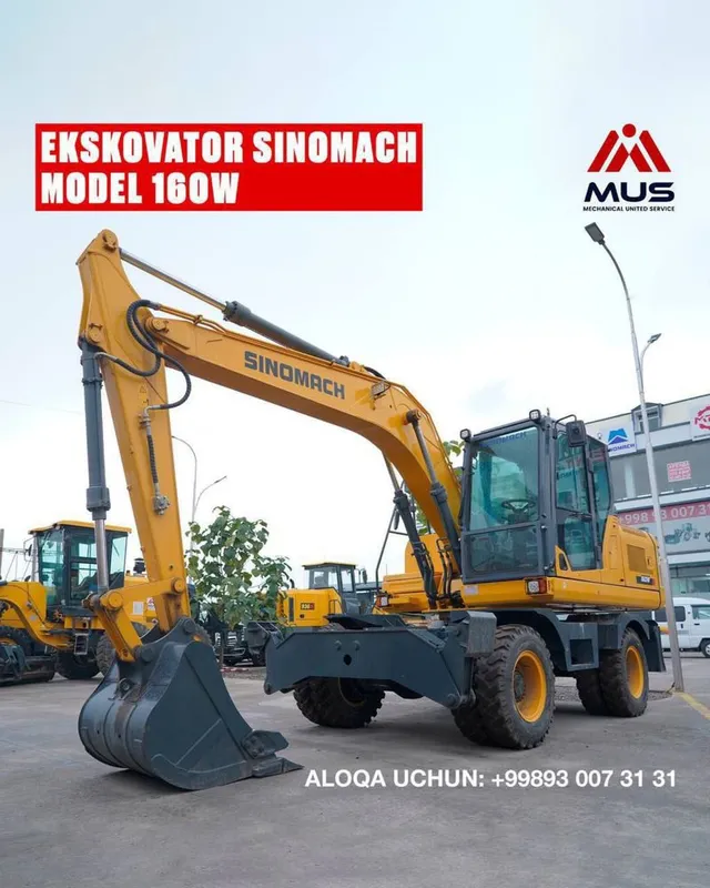 sinomach ekskavator 160w