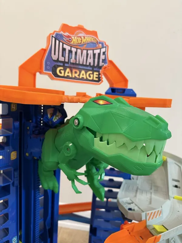 Hot Wheels Ultimate Garage с динозавром — оригинал, отличное состояние 3