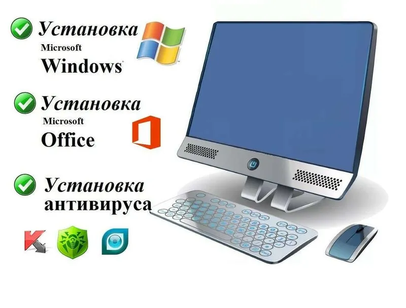 Установка Windows.Ремонт комп.Windows o'rnatish. — фото 2
