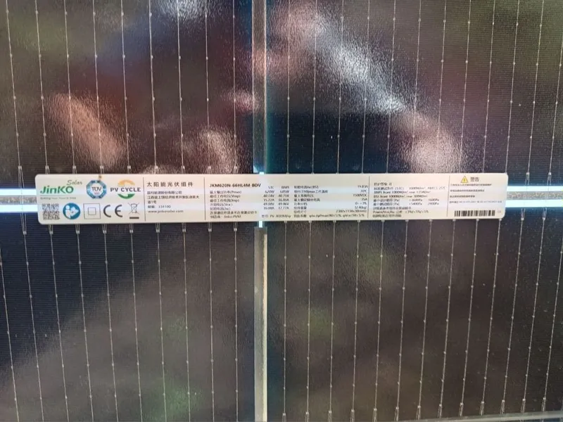 Quyosh panel Jinko 40kw