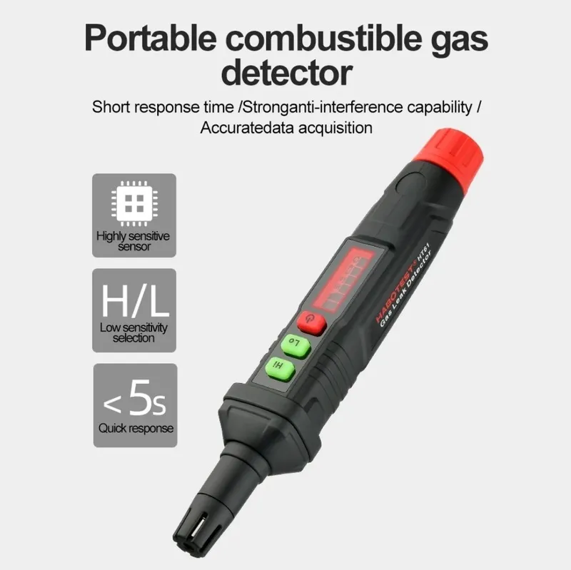 Детектор утечки газа HABOTEST HT61, 0-1000ppm